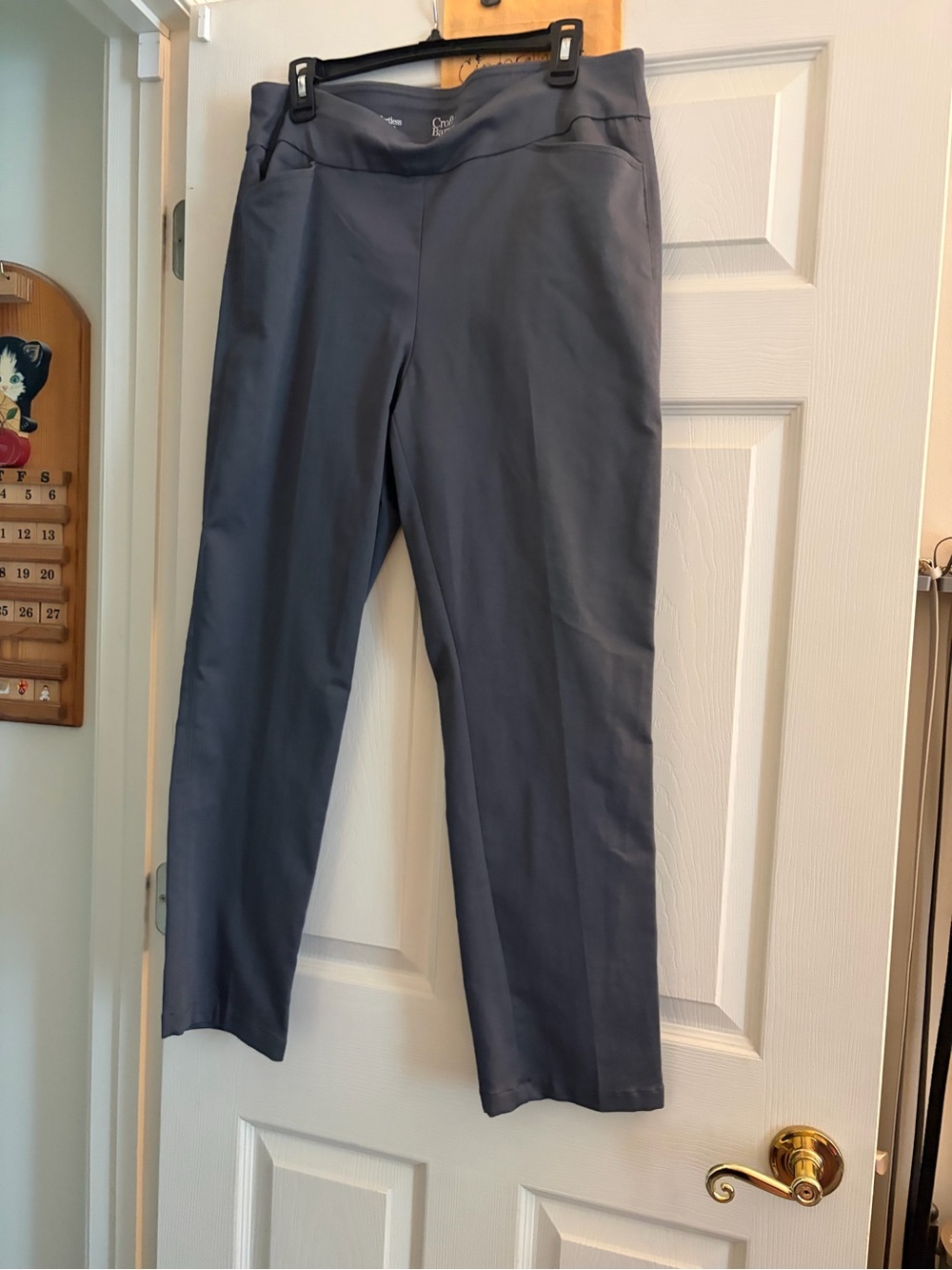 croft & barrow Men's Gray Stretch Chinos